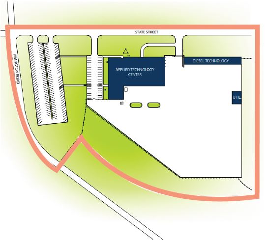 Map of Clery Boundary for Applied Technology Center